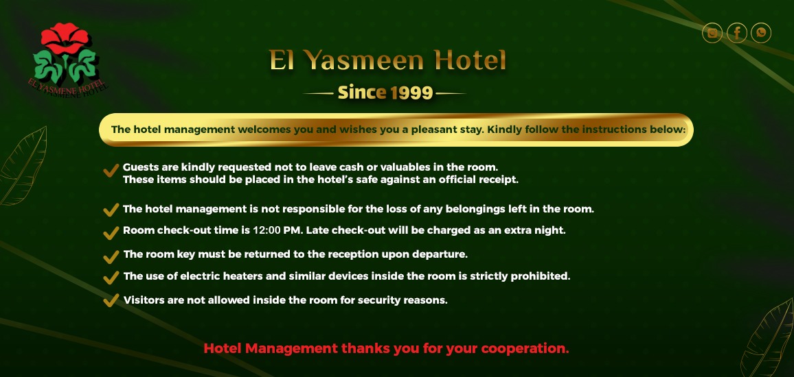 Hotel Guidelines